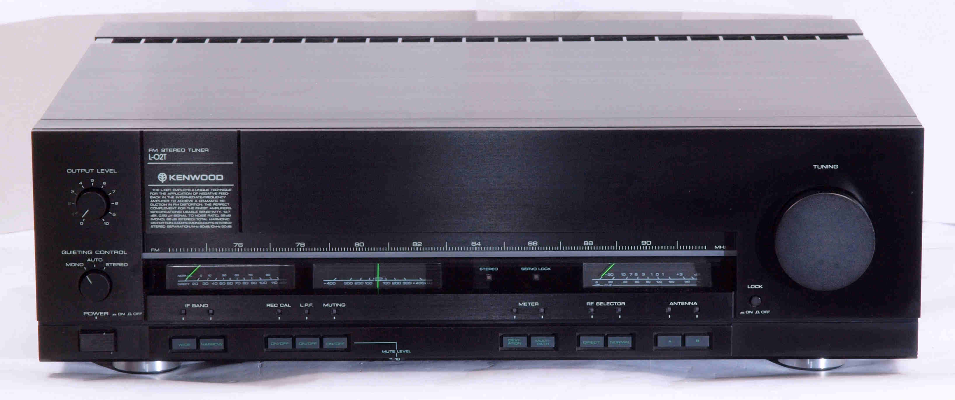 KENWOOD L-02T最高級機チューナー ケンウッド FM チューナー L-02T 極上品 オーディオ Kenwood